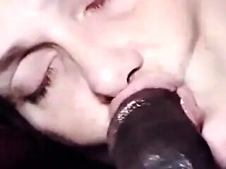 Step Mom Loves Sucking Big Black Cock with Amazing Gumjobs