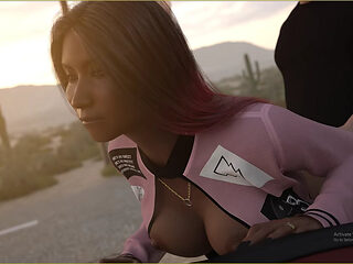 Black MILF Fuked by 18 Plus Boy Huge Cock Standing Doggystyle Sex on Car