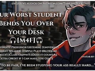 Car Toon And Erotic Audio - Your Worst Student Fucks You Over Your Desk Asmr Audio Roleplay For Women [m4f]