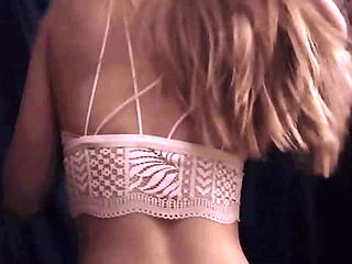 Teen blonde webcam model teases her juicy cunt with a finger
