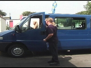 Blonde Babe Sucks Cock in Bathroom and Car