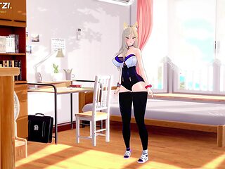 Ahri Kda proves she's the dominant one in a wild foot-fetish scenario! She
