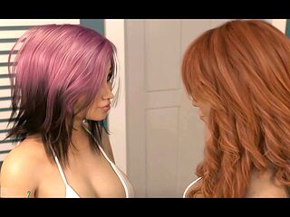 Futanaria girls, lesbian hentay futanari, anime