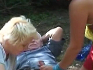 Granma, Granpa and the Young Girl Makes Three!