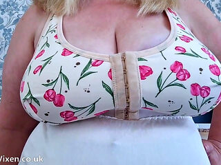 Pull My Vintage Slip Up and Cum Hard Over My Huge Cheating Mature BBW Amateur Housewife Juggs You Pervert