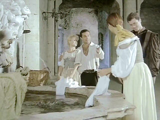 Renaissance Foursome: These Washerwomen Are Real Sluts
