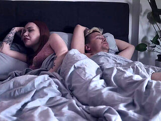 Stepmom Fucks Stepson Doggy Style After Fight - Hot Redhead MILF Gets Wild in Bed