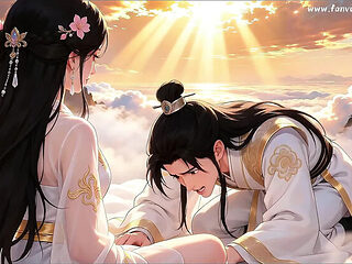 Classical Chinese Beauty Gets Face Fucked - Master's Carnal Dual Cultivation Episode 3 (AI Animated)