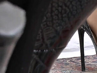 High-heel Goddess Takes You for a Ride! You Get to Lick My Soles, and Then You Cum! Lady Victoria Valente
