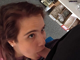 Seducing my married coworker right on the job...