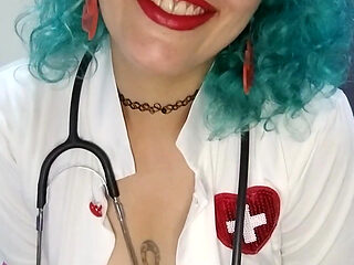 Need Some Care? the Nurse Will Take Great Care of You! Come with Me, Sweetheart!