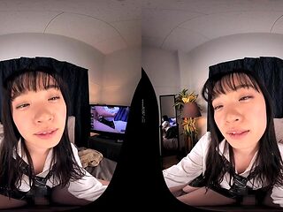 Alluring Japanese vixen indulges in sensual POV adventures with fiery passion