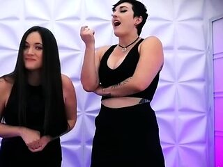 Dacey Harlot & Irene Silver – Brutal Boot Ballbusting