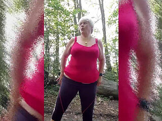 Striptease in the Woods