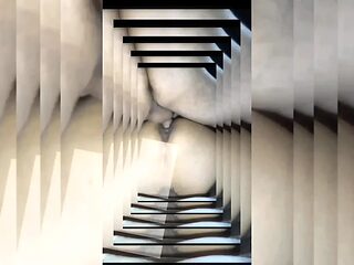 Hotty milf mom's open ass gets filled with milk