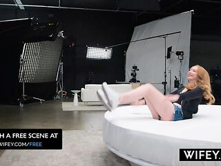 Petite Redhead Hotwife Sage Rose Gets Her Pussy Stretched By Another Man - Parker Ambrose