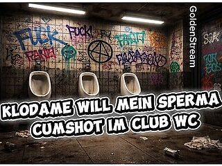 Erotic Audio - Club Toilet Turned Into Sperm Cumshot Toilet Lady Takes Cock Sex Story German