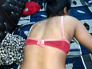 Indian Stepsister Finally Agrees to Sex – She Rides My Dick and Gets Creampie Inside Pussy