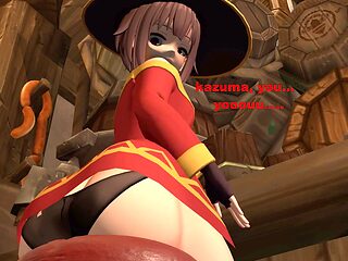 Shrink giantess, drink, butt crush