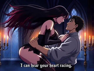 Gothic Vampire Queen Seduces Mortal Lover Into Forbidden Ecstasy & Eternal Bite