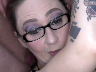 Demona Takes Some More Bukkake Jizz