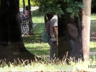 Tiny-titted blonde babe shares her husband with another woman