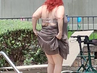 Summer Has Arrived! Time for the First Visit to the Pool Sexy Big Nurse Vicki Style!