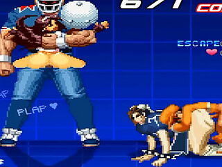 Hentai game action with Athena and Chun Li