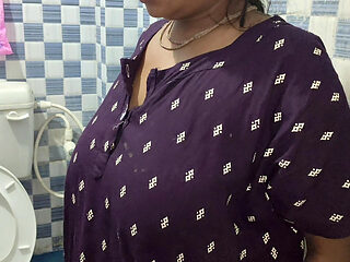 Squirt in bathroom show
