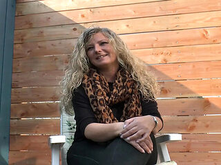 Busty German Slut Rosella Extrem Fucks Herself With Big Orange Dildo