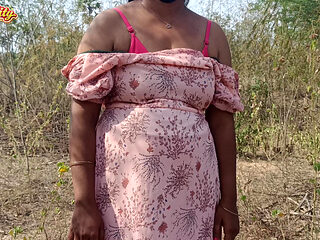 Hot Milky Breast in Outdoor Jungle