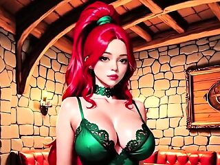 Hot animated witch gets fucked and disappears in 3D animation