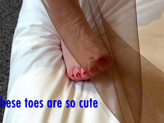 Vgq24 Aunty Sandra Wearing 1940's Stockings