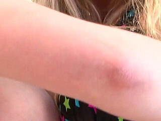 Blonde Sluts with Their Bikinis Take Their Swimsuits off to Show Their Huge Boobs