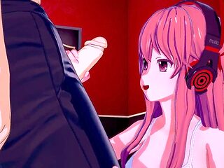 Chelsea gives an intense blowjob and gets creampied - Akama Hentai