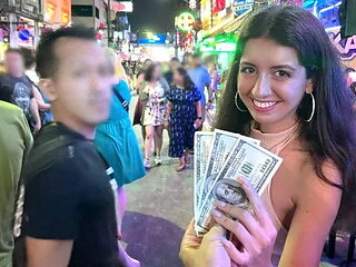 Picked Up an Escort near a Nightclub and Offered Hard Sex for Money - Anal an...