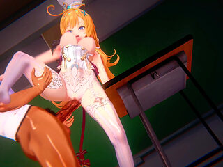 Genshin Impact - Escoffier Gets Gang Banged by Multiple Men - 3D Hentai Animation