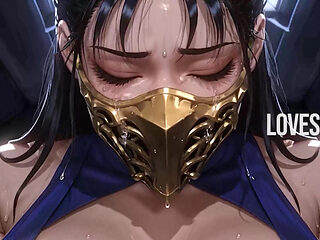 Kitana Mortal Kombat Solo: Screaming Orgasms + Intense Fuck