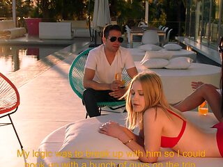 Naughty Nikki & Alberto's steamy anal adventure in the sun