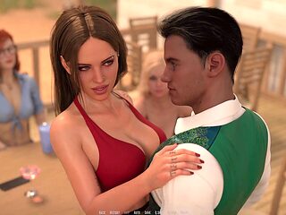 3d animation, scratching, lifeguard