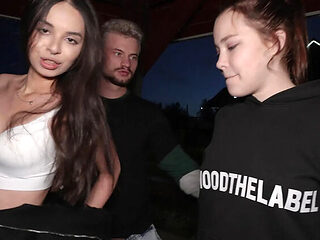 Amateur Threesome Night Sex with Apollon and Nicole Murkovski