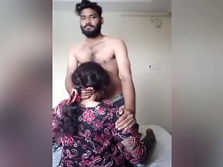 Part2 Indian Girl In Her Traditional Dress In Hotle Room With Her Boyfriend