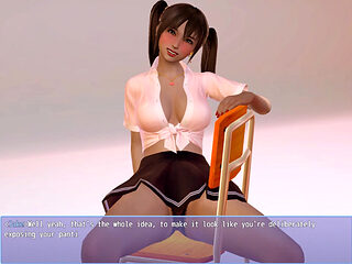 Coming of ages - gameplay - roleplay - cosplay as student - photoshoot 3