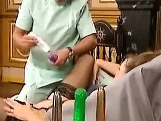 Sabina Black Gets Huge Facial in Black Stockings