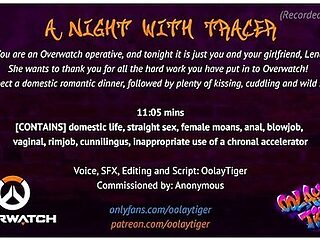 [overwatch] A Night With Tracer Erotic Audio Play By Oolay-tiger