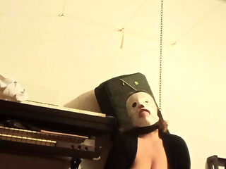 Sexy metal lady Nymeria Malfoy cumming and stripping