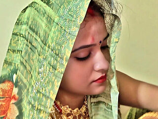 Desi Newly Married Wife Lalita Singh Fucked Hard by Husband - Doggy Style & Blowjob in Bedroom - Full Hindi Dirty Talk