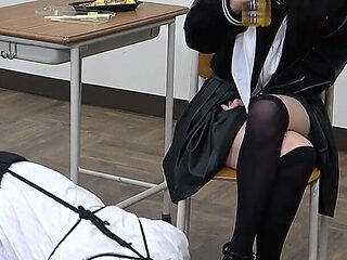 Raw Egg Throwing, Milk Shower, Food Spitting, Female Student Play Pranks on Men During Lunchtime at Women Hold Power University