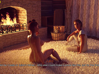My Pleasure 28 - Julian's Halloween Fun with Julia & Daphne in Haunted House