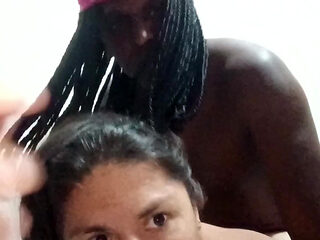 I stayed on top of her until I came